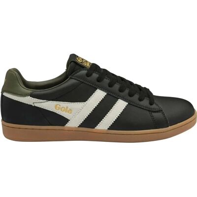 Gola Equipe II Lederen Herensneakers - Zwart Gola Equipe II Lederen Herensneakers - Zwart