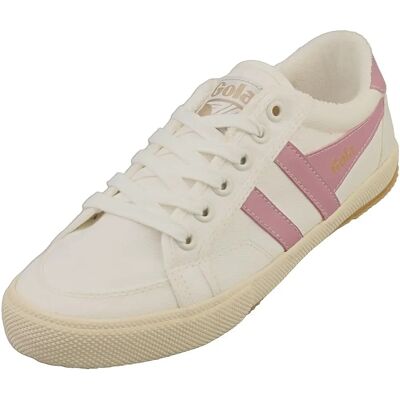 Gola Stratus Dames Mode Sneakers - Off White Pink - Sneakers Gola Stratus Dames Mode Sneakers - Off White Pink - Sneakers