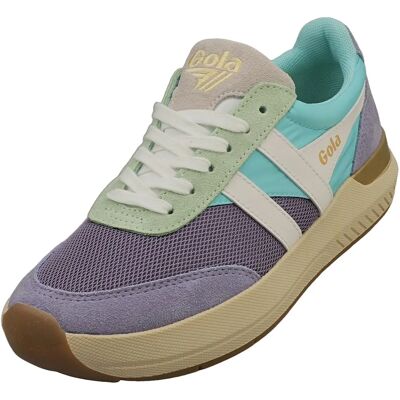 Gola Raven Womens Fashion Trainers - Textile & Suede Upper - Plum Sea Mist - Fashion Trainers Gola Raven Womens Fashion Trainers - Textile & Suede Upper - Plum Sea Mist - Fashion Trainers