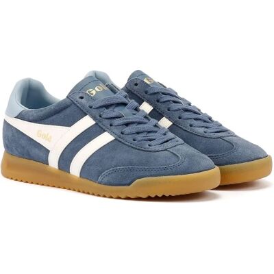 Baskets Gola Torpedo en daim pour femmes - Bleu - Taille 7 - Publicité Baskets Gola Torpedo en daim pour femmes - Bleu - Taille 7 - Publicité