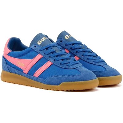 Gola CLB623XK Sapphire/Fluro Pink Sneakers - Sneaker Gola CLB623XK Sapphire/Fluro Pink Sneakers - Sneaker