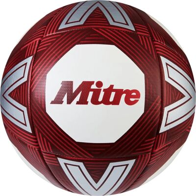 Mitre - Intent - White/Red - Size 5 - Football Mitre - Intent - White/Red - Size 5 - Football