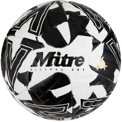 Mitre Ultimax One Football - Size 5 UK - White Mitre Ultimax One Football - Size 5 UK - White