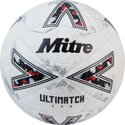 Mitre Weiß Evo 24 Fußball - Hyperseal, Hyperflow, Hyperfoam, Größe 5 Mitre Weiß Evo 24 Fußball - Hyperseal, Hyperflow, Hyperfoam, Größe 5