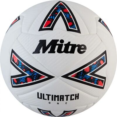 Mitre Ultimatch Weiß Fußball - Größe 4 - Spielball Mitre Ultimatch Weiß Fußball - Größe 4 - Spielball