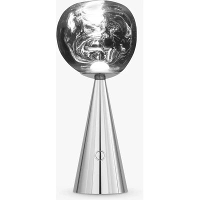 Lampe de table portable Melt de Tom Dixon - Argent Lampe de table portable Melt de Tom Dixon - Argent