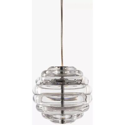 Tom Dixon - Suspension Press - Transparent - Verre pressé - Designer Tom Dixon - Suspension Press - Transparent - Verre pressé - Designer