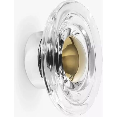 Lampe murale en verre Press de Tom Dixon - Surface, Transparent, Designer Lampe murale en verre Press de Tom Dixon - Surface, Transparent, Designer