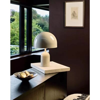 Lampe de table portable Tom Dixon Bell - Gris - Minimaliste - Intérieur/Extérieur - Publicité Lampe de table portable Tom Dixon Bell - Gris - Minimaliste - Intérieur/Extérieur - Publicité