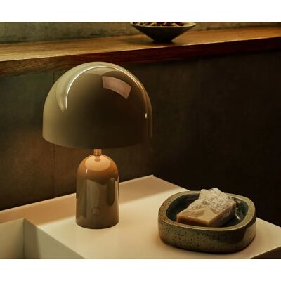 Lampe de Table Portable Bell de Tom Dixon - Marron - Sans Fil, Rechargeable Lampe de Table Portable Bell de Tom Dixon - Marron - Sans Fil, Rechargeable