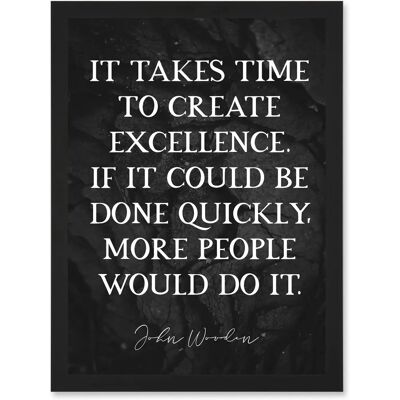 Artery8 - Slate Quote John Wooden - Basketball Coach - Wall Art Print Artery8 - Slate Quote John Wooden - Basketball Coach - Wall Art Print