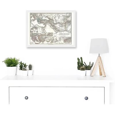 Artery8 - Geography Map Illustrated - A4 - Geography Map Illustrated - Wall Art Artery8 - Geography Map Illustrated - A4 - Geography Map Illustrated - Wall Art