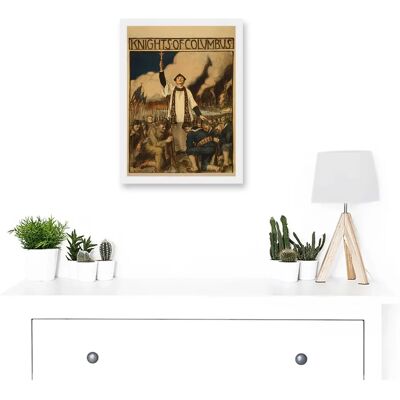 Artery8 - A4 - white - framed - wall art Artery8 - A4 - white - framed - wall art