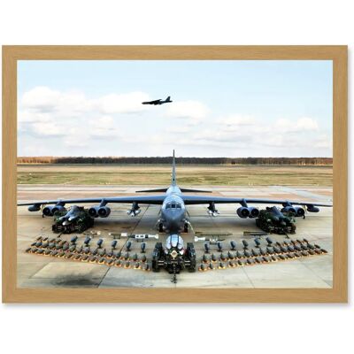 Artery8 - B52 Stratofortress Ammo Loadout - Light Oak - A4 - Print Artery8 - B52 Stratofortress Ammo Loadout - Light Oak - A4 - Print