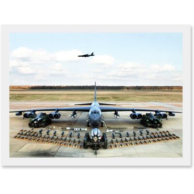 Artery8 - B52 Stratofortress - Ammo Loadout - Wall Art Print Artery8 - B52 Stratofortress - Ammo Loadout - Wall Art Print
