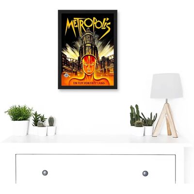 Artery8 - Metropolis 1927 - A4 - Black - Art Print Artery8 - Metropolis 1927 - A4 - Black - Art Print