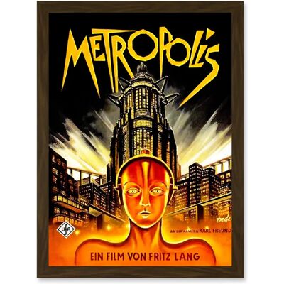 Artery8 - Metropolis 1927 - Sci Fi - wall art print Artery8 - Metropolis 1927 - Sci Fi - wall art print