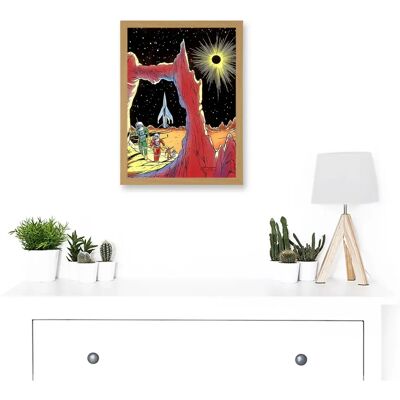 Artery8 - Painting - Light Oak - A4 - Art Print Artery8 - Painting - Light Oak - A4 - Art Print