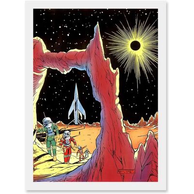 Artery8 - Space Artwork - A4 - Framed - Wall Art Print Artery8 - Space Artwork - A4 - Framed - Wall Art Print