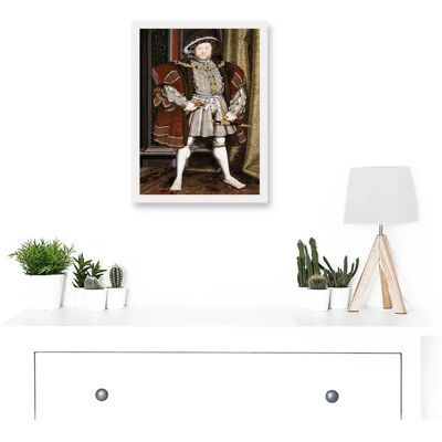 Artery8 - Holbein Henry VIII - Antique - A4 - Wall Art Artery8 - Holbein Henry VIII - Antique - A4 - Wall Art
