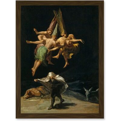 Artery8 - The Witches Flight - A4 - Framed - Wall Art Artery8 - The Witches Flight - A4 - Framed - Wall Art