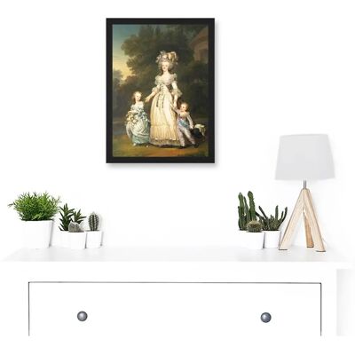 Artery8 - Portrait Doomed Queen Marie Antoinette - Framed Artery8 - Portrait Doomed Queen Marie Antoinette - Framed