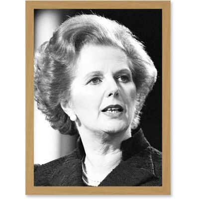 Artery8 - Margaret Thatcher Portrait - A4 - Framed wall art Artery8 - Margaret Thatcher Portrait - A4 - Framed wall art