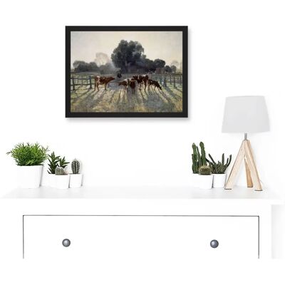 Artery8 - Elioth Gruner Spring Frost - A4 - Framed wall art Artery8 - Elioth Gruner Spring Frost - A4 - Framed wall art