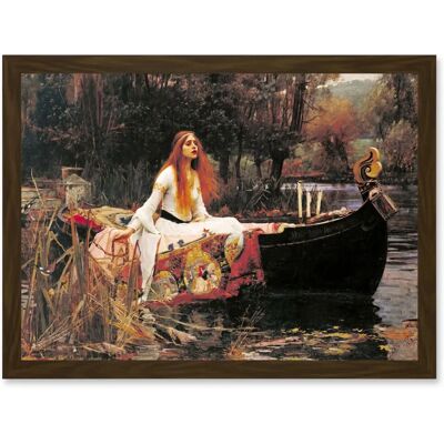Artery8 - The Lady Of Shalott - A4 - Framed - Artwork Artery8 - The Lady Of Shalott - A4 - Framed - Artwork