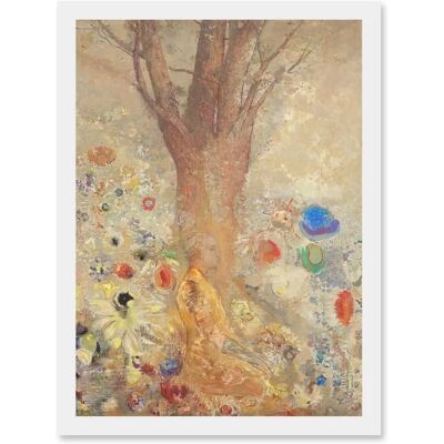 Artery8 - Odilon Redon The Buddha Lotus Tree - A4 - Wall Art Print Artery8 - Odilon Redon The Buddha Lotus Tree - A4 - Wall Art Print