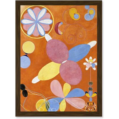 Artery8 - Hilma Af Klint Group IV No 4 - Brown - A4 - Art Print Artery8 - Hilma Af Klint Group IV No 4 - Brown - A4 - Art Print