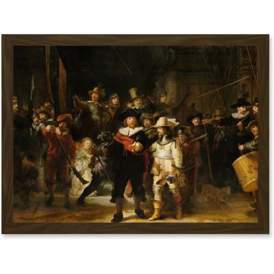 Artery8 - Rembrandt Night Watch - brown - Artwork Artery8 - Rembrandt Night Watch - brown - Artwork