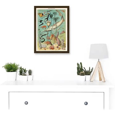 Artery8 - Millot Encyclopedia - brown - A4 - Wall Art Print Artery8 - Millot Encyclopedia - brown - A4 - Wall Art Print