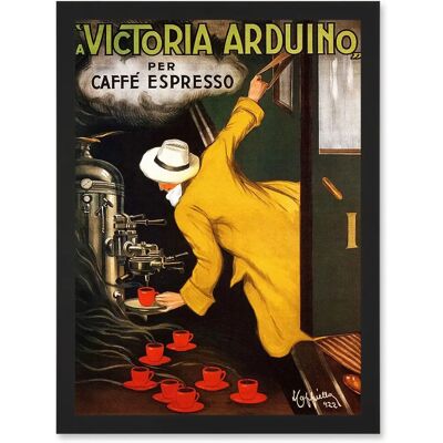 Artery8 - Cappiello 1922 - A4 - Framed - Wall Art Print Artery8 - Cappiello 1922 - A4 - Framed - Wall Art Print