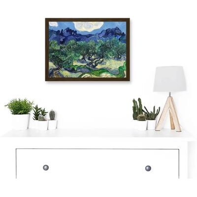 Artery8 - Vincent Van Gogh Olive Trees - Framed Wall Art Print Artery8 - Vincent Van Gogh Olive Trees - Framed Wall Art Print