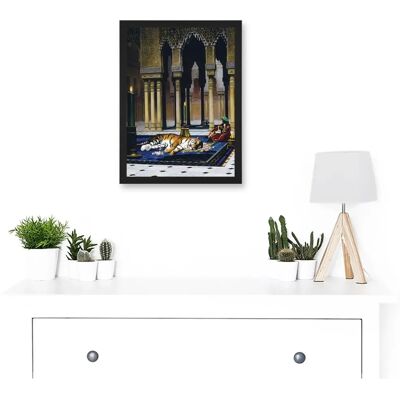 Artery8 - Gerome Grief Of The Pasha - Black Frame Artery8 - Gerome Grief Of The Pasha - Black Frame