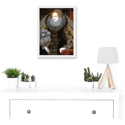 Artery8 - Queen Elizabeth I England Portrait - A4 - Wall Art Artery8 - Queen Elizabeth I England Portrait - A4 - Wall Art