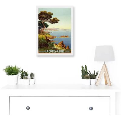 Artery8 De Tanguy - La Cote Azur Travel Artwork Artery8 De Tanguy - La Cote Azur Travel Artwork