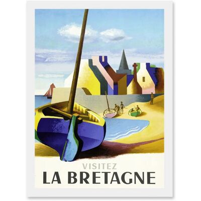Artery8 - Nathan Visit Brittany - A4 - Framed - Wall Art Print Artery8 - Nathan Visit Brittany - A4 - Framed - Wall Art Print