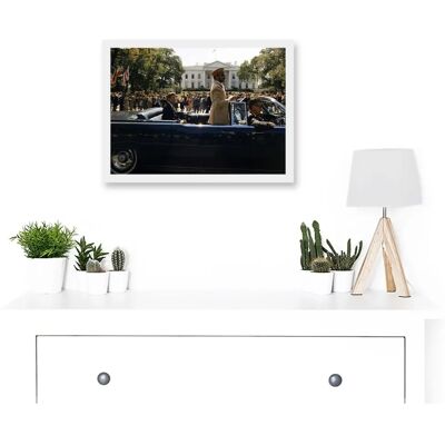 Artery8 Parade - JFK Haile Selassie Photo - A4 - Wall Art Print Artery8 Parade - JFK Haile Selassie Photo - A4 - Wall Art Print