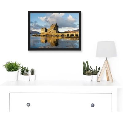 Artery8 Iliff - Eilean Donan Castle - A4 - Framed Wall Art Artery8 Iliff - Eilean Donan Castle - A4 - Framed Wall Art