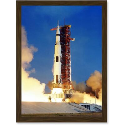 Artery8 - Space Nasa Apollo 11 Rocket Launch Lift Off - A4 Artery8 - Space Nasa Apollo 11 Rocket Launch Lift Off - A4