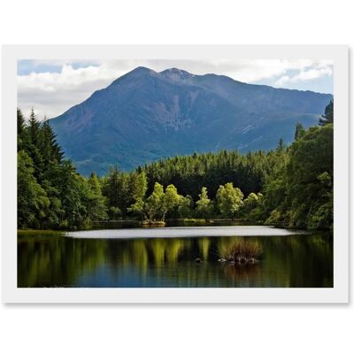 Artery8 - Gillman Glencoe Lochan - A4 - Framed - Wall Art Artery8 - Gillman Glencoe Lochan - A4 - Framed - Wall Art