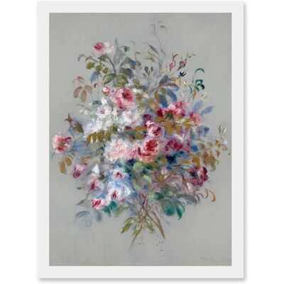 Artery8 - Renoir Bouquet Of Roses 1879 - Framed Artery8 - Renoir Bouquet Of Roses 1879 - Framed