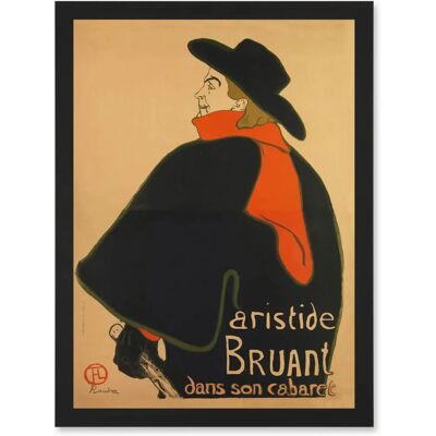 Artery8 - Toulouse Lautrec Bruant - Framed Art Artery8 - Toulouse Lautrec Bruant - Framed Art