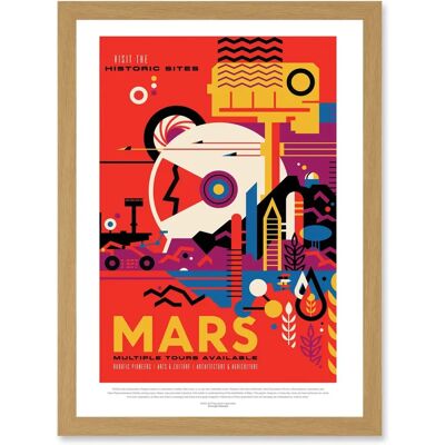 Artery8 - NASA Space Travel Advert Mars Historic Sites - A4 Artery8 - NASA Space Travel Advert Mars Historic Sites - A4
