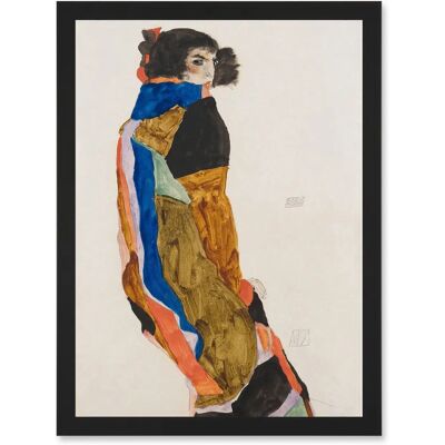 Artery8 - Egon Schiele Moa Dancer - A4 - Wall Art Print Artery8 - Egon Schiele Moa Dancer - A4 - Wall Art Print