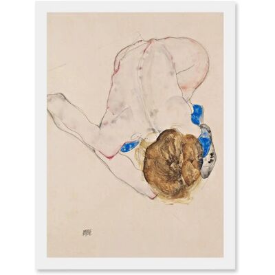 Artery8 - Egon Schiele Model - Framed - A4 - Art Print Artery8 - Egon Schiele Model - Framed - A4 - Art Print