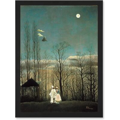 Artery8 - Henri Rousseau A Carnival Evening - A4 - Wall Art Artery8 - Henri Rousseau A Carnival Evening - A4 - Wall Art