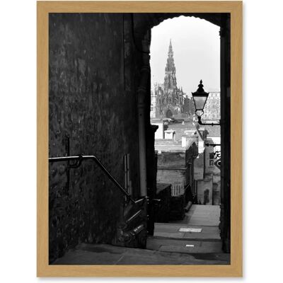 Artery8 - Edinburgh Cityscape - A4 - Framed Wall Art Artery8 - Edinburgh Cityscape - A4 - Framed Wall Art